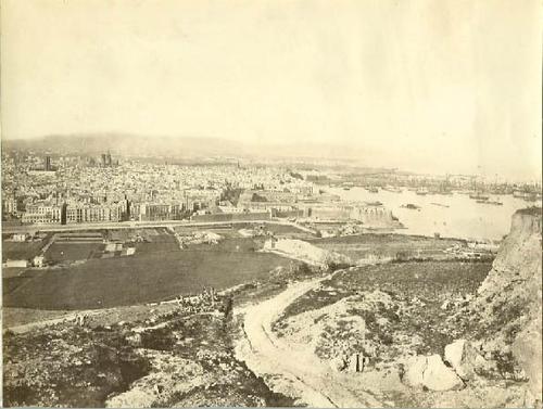 1880 - Muntanya i hortes de St Bertran - Montjuïc - Barcelona