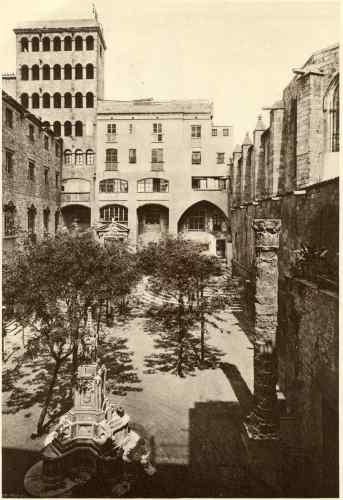 1928 - Plaça del rei - Barcelona