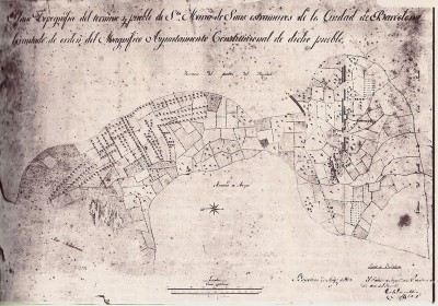 1838 - Mapa de Sants