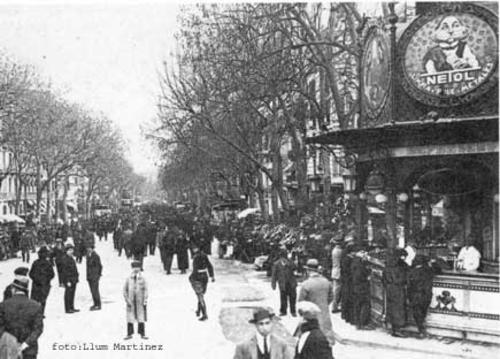 1900 - Rambla de Canaletes - Barcelona