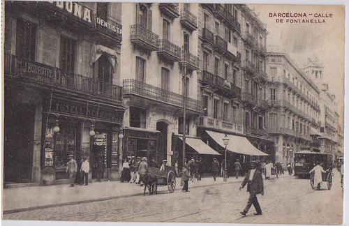 1900 - Carrer Fontanella - Barcelona