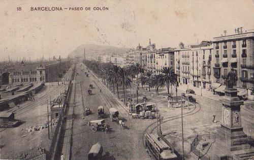 1900 - Passeig de Colom - Barcelona