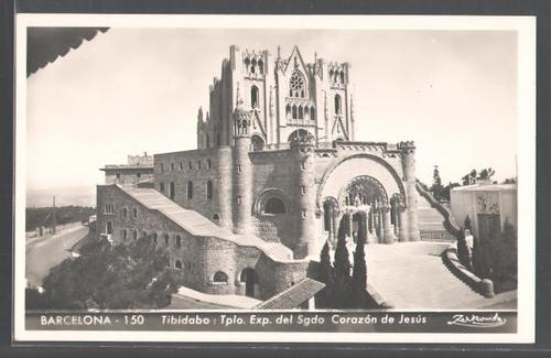 1953 - Construcció de l'esglèsia del Tibidabo - Barcelona