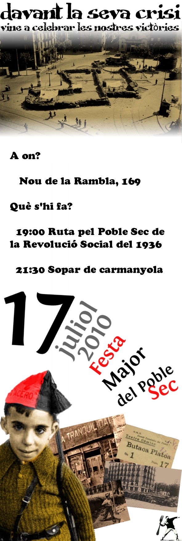 Ruta pel Poble Sec de la Revolució Social del 1936