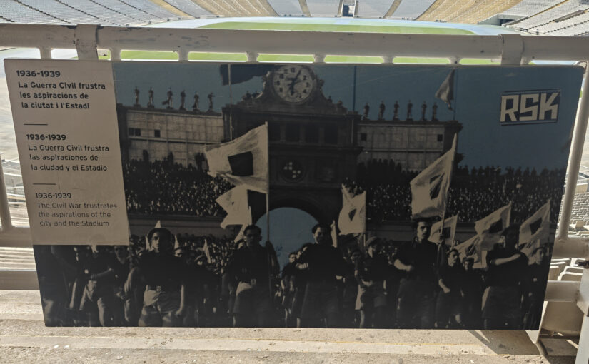 Manipulació històrica a l’Estadi Olímpic de Montjuïc